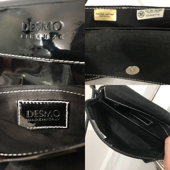 Desmo Firenze patent leather shoulder bag - Picture 3 of 3